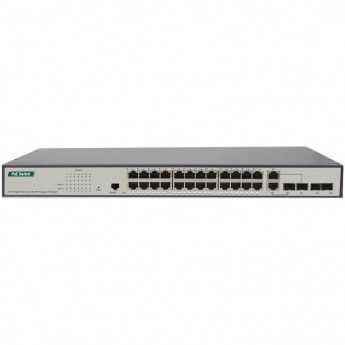 28 портовый L2-управляемый гигабитный PoE-коммутатор TANTOS TSn-24P28UM