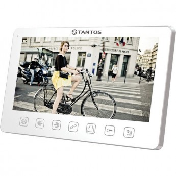 Монитор видеодомофона TANTOS AMELIE SLIM (White) VZ