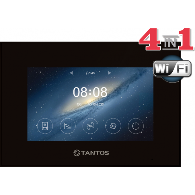 Монитор видеодомофона TANTOS MARILYN HD Wi-Fi IPS XL black 00-00188149