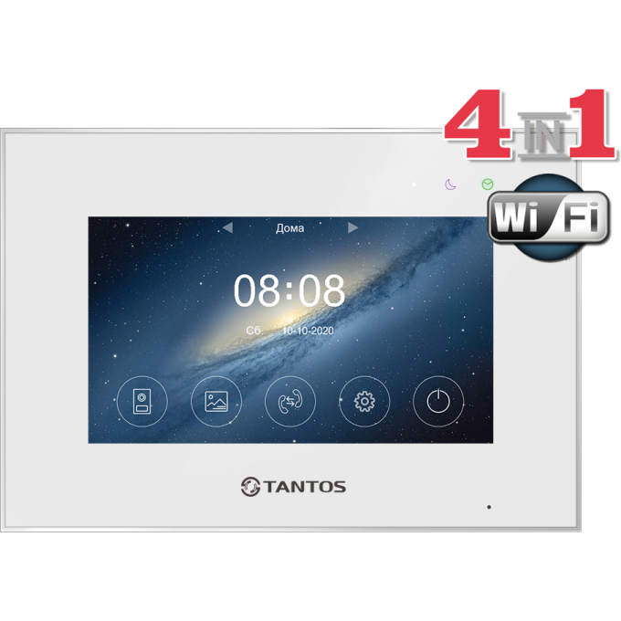 Монитор видеодомофона TANTOS MARILYN HD Wi-Fi IPS XL white 00-00243911